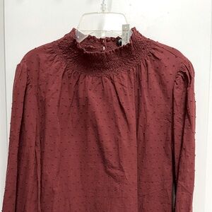 NWT Madewell Cotton Longsleeve Blouse Small